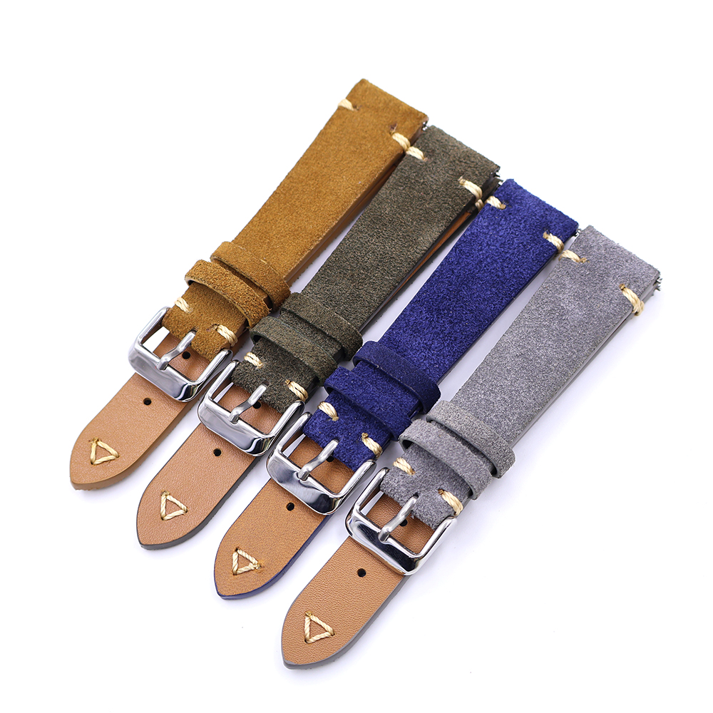 Suede Leather Watch Strap 20mm - Suede Strap Watch incelemesi ve fiyatı