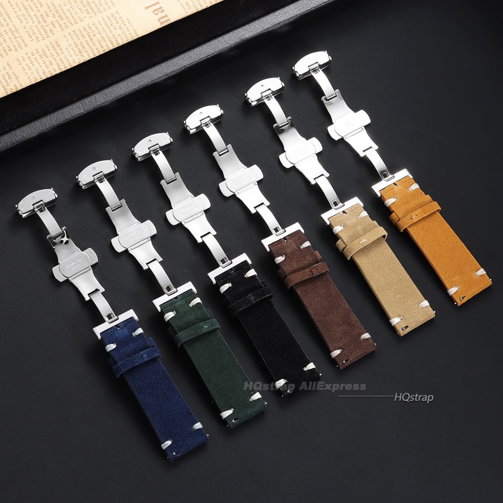 Suede Leather Watch Strap 18mm - Suede Strap Watch incelemesi ve fiyatı