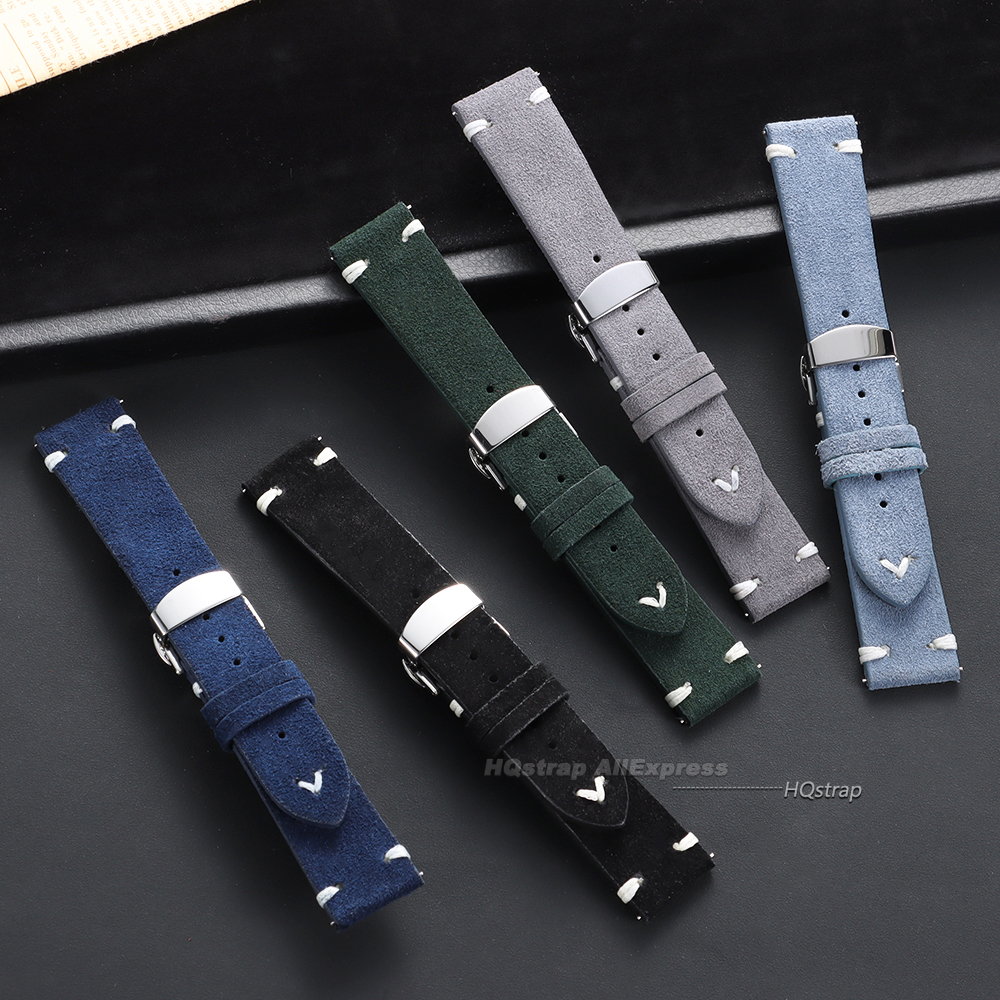Suede Leather Watch Strap 18mm - Suede Strap Watch incelemesi ve fiyatı