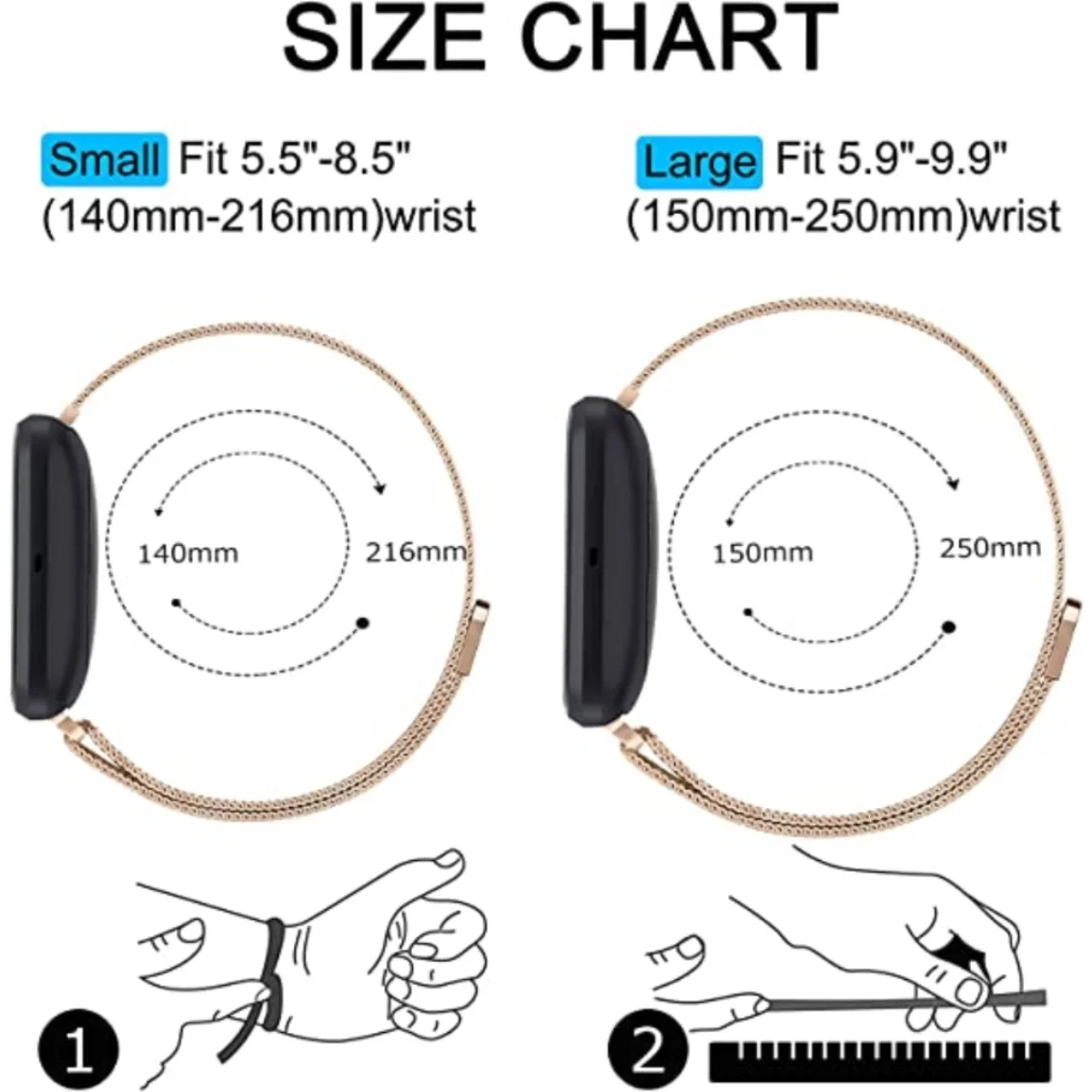 Milanese Strap for Fitbit Vers - Milanese Loop Magnetic incelemesi ve fiyatı
