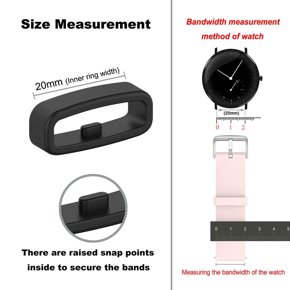18 20 22mm Watch Band Ring Rub - Silicone Watch Band 22Mm incelemesi ve fiyatı