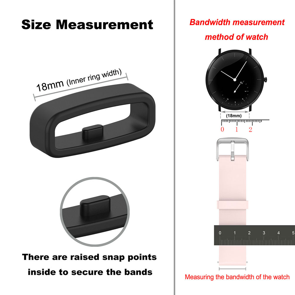 18 20 22mm Watch Band Ring Rub - Silicone Watch Band 22Mm incelemesi ve fiyatı