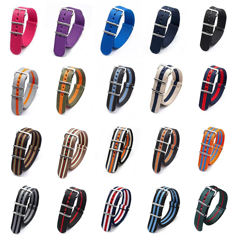 18/20/22/24mm Cambos Stripes S - Nato Strap Nylon incelemesi ve fiyatı