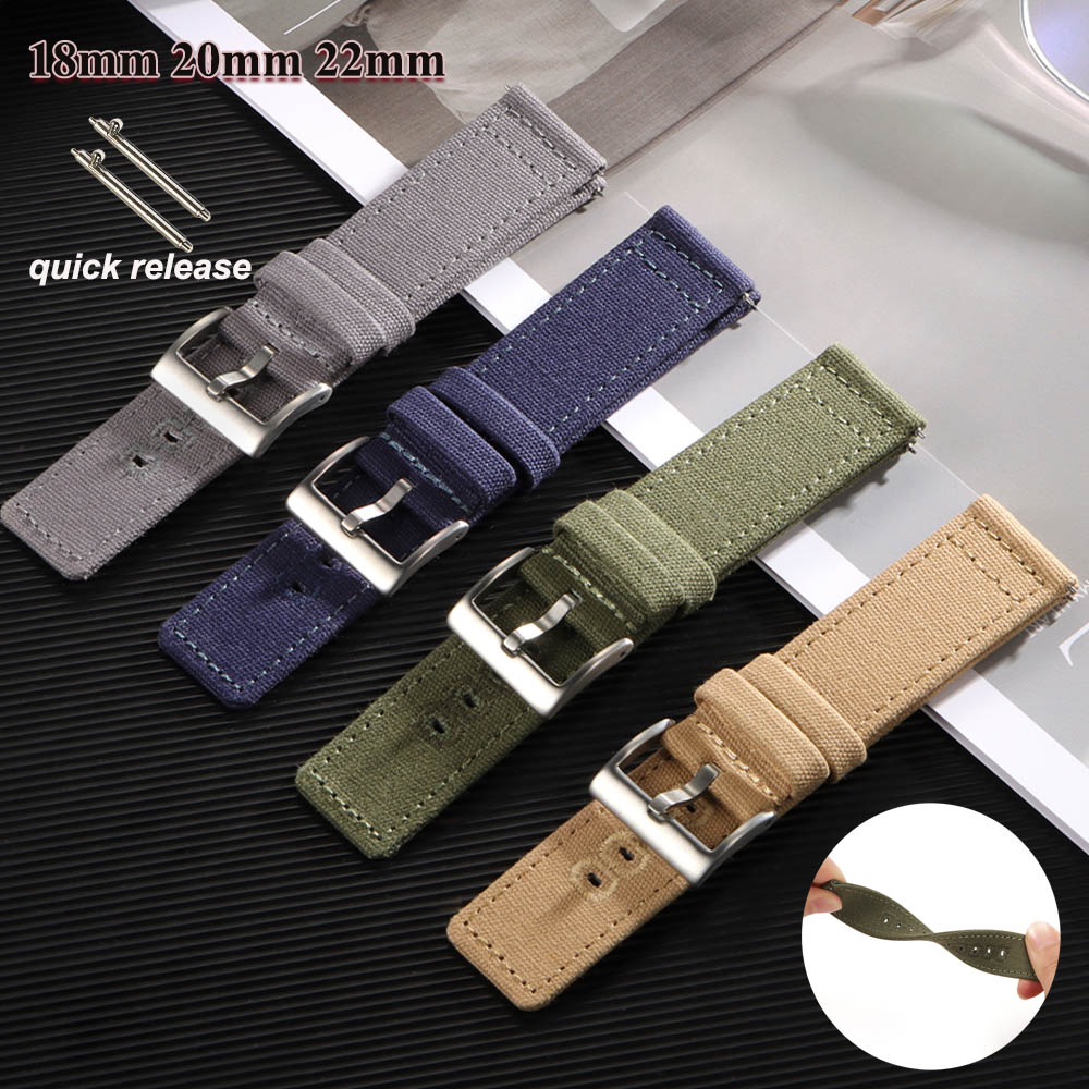 Nylon Woven Canvas Watch Band  - Perlon Strap Woven incelemesi ve fiyatı