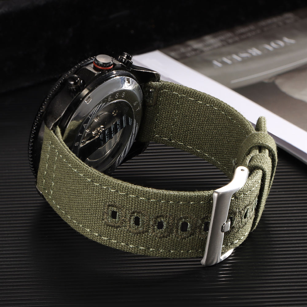 Nylon Woven Canvas Watch Band  - Perlon Strap Woven incelemesi ve fiyatı