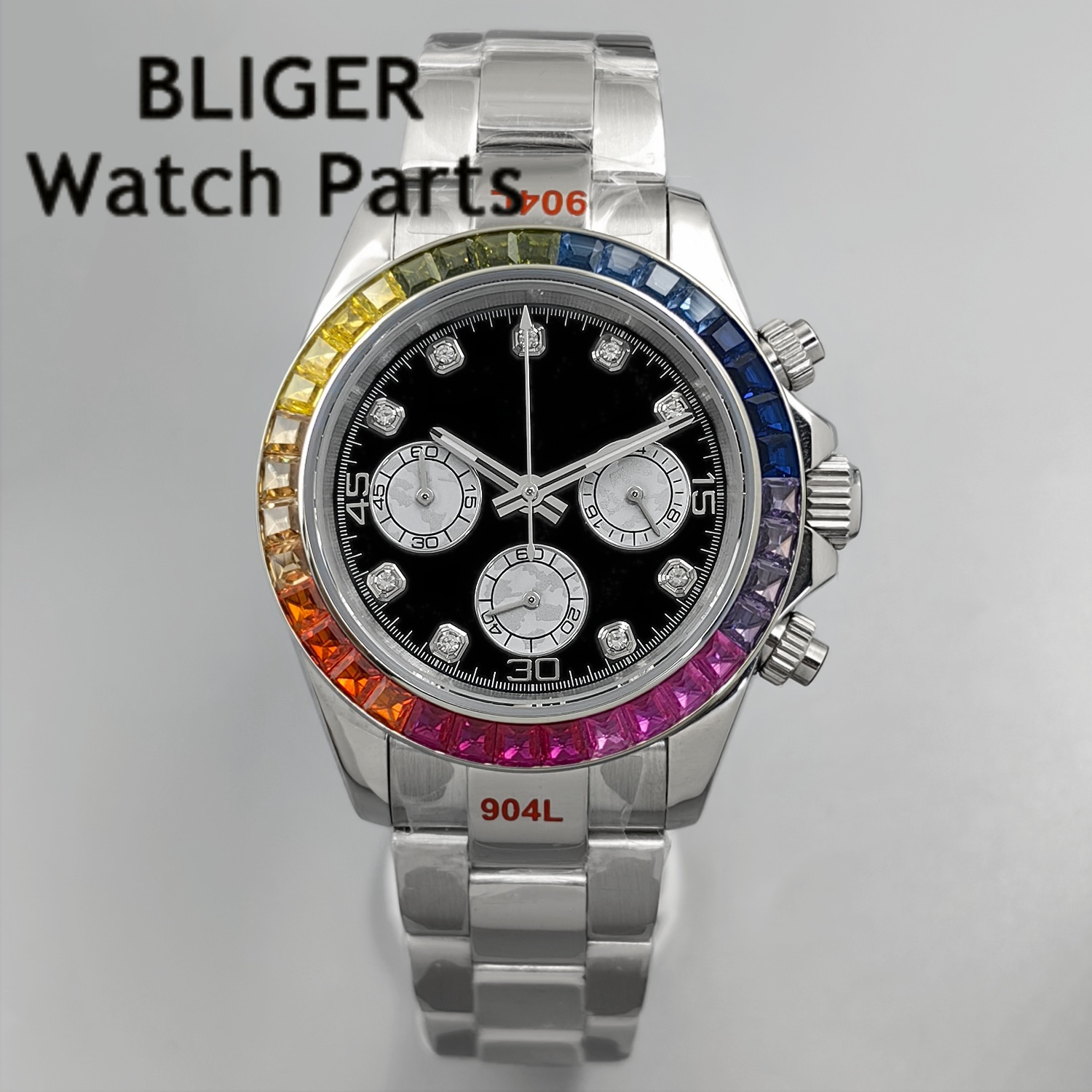 BLIGER Black Panda Dial Multic - Rubber Strap Diver incelemesi ve fiyatı