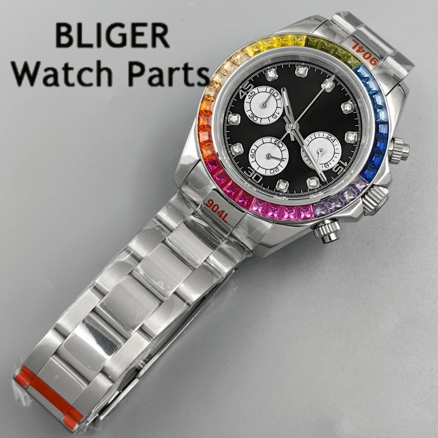 BLIGER Black Panda Dial Multic - Rubber Strap Diver incelemesi ve fiyatı