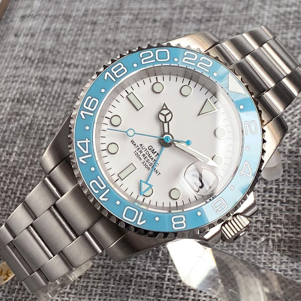Customized 40mm Ice Blue Dial  - Stainless Bracelet Diver incelemesi ve fiyatı