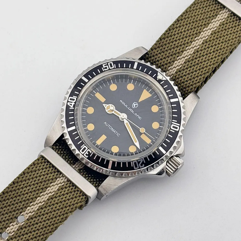 NH35 vintage 40mm sapphire gla - Tropic Strap Vintage incelemesi ve fiyatı