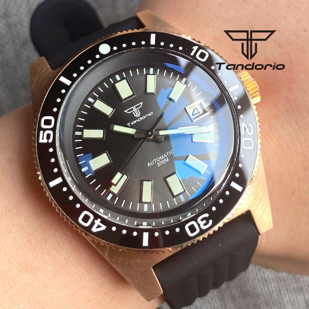 Tandorio 62 MAS CUSN8 Solid Br - Rubber Strap Diver incelemesi ve fiyatı