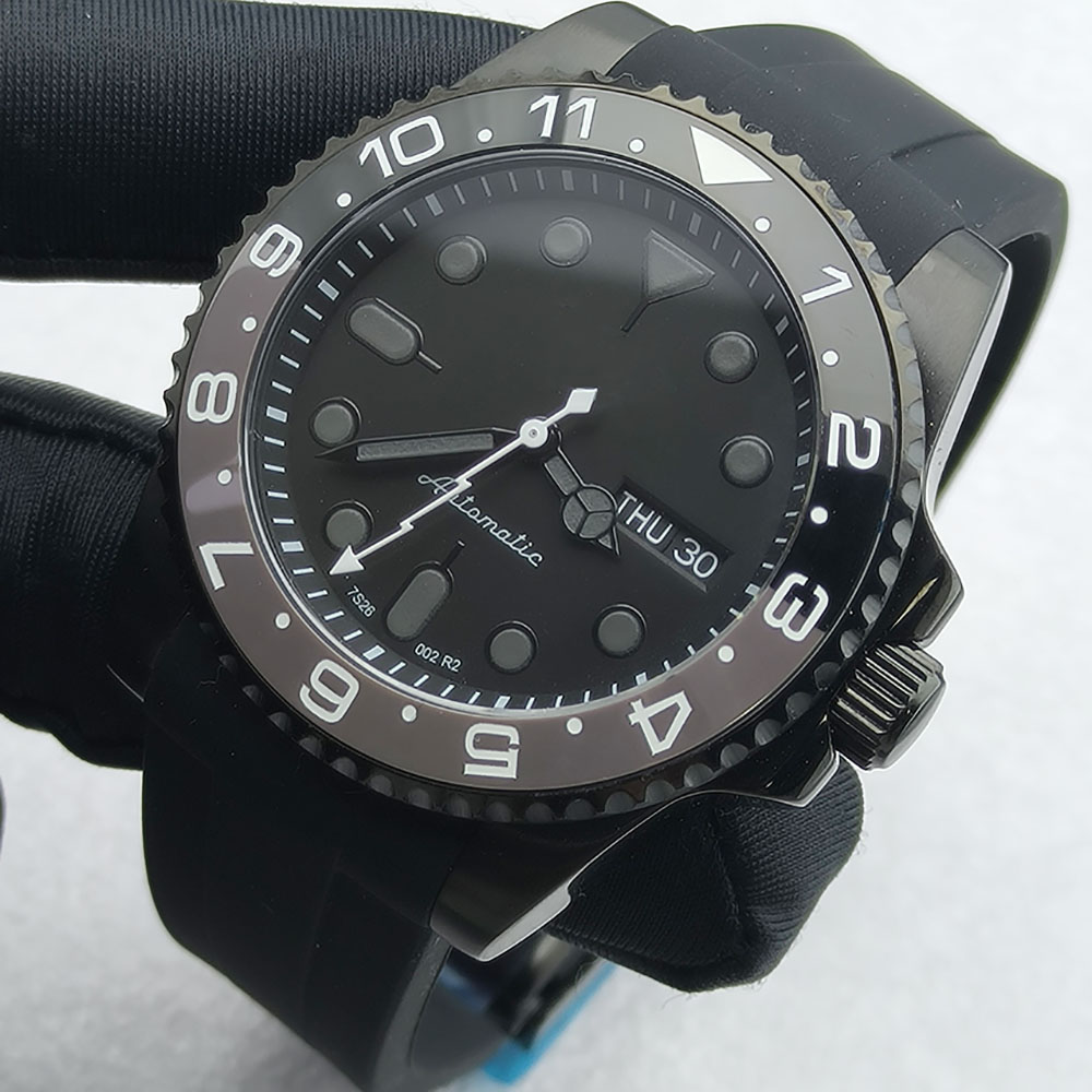 40MM NH36 Watch Black Men's St - Stainless Bracelet Diver incelemesi ve fiyatı