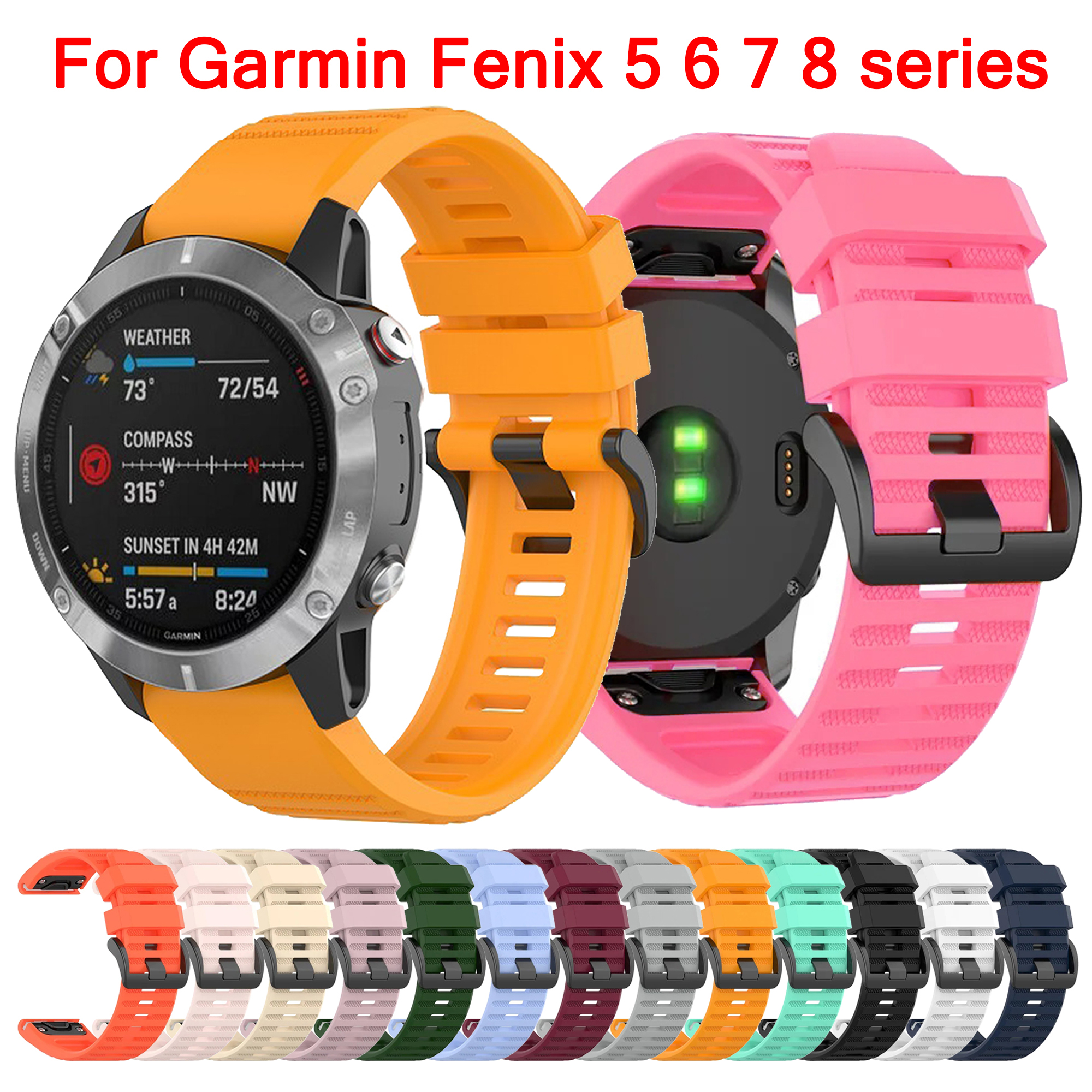 QuickFit 26mm 20mm 22mm Watchb - Silicone Watch Band 22Mm incelemesi ve fiyatı