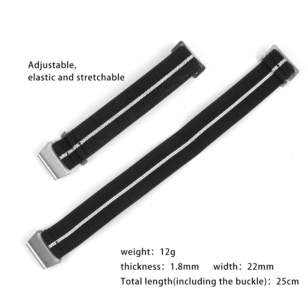 Nylon Watch Band 18mm 20mm 22m - Parachute Strap Elastic incelemesi ve fiyatı