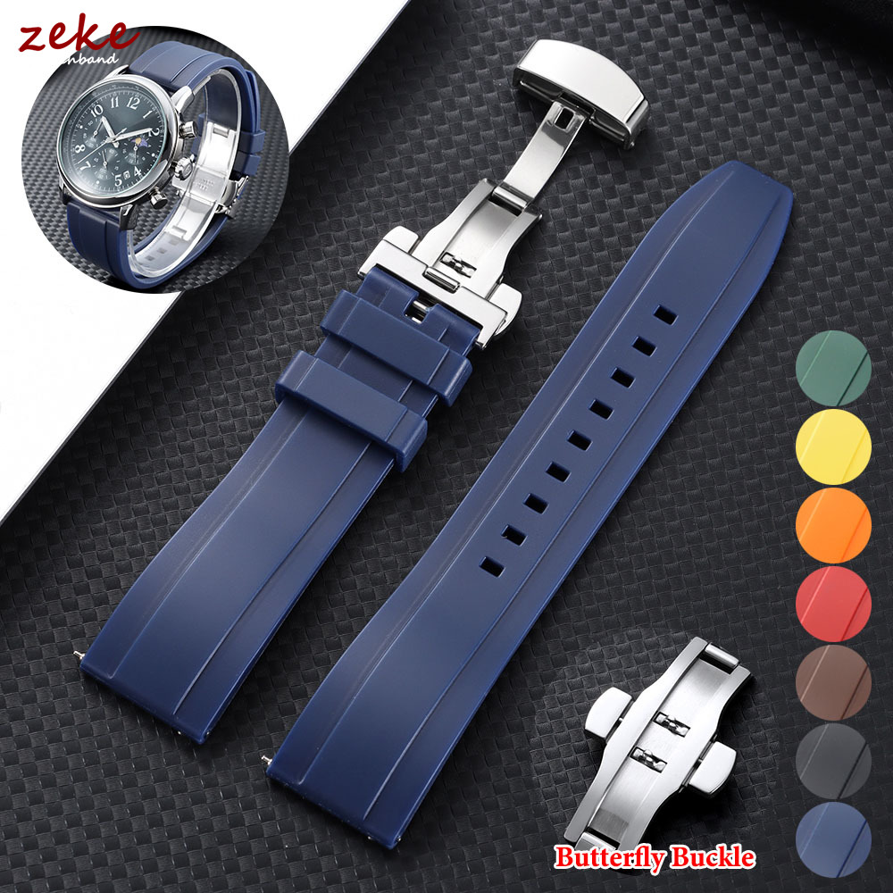 20mm 22mm Rubber Strap for Ome - Butterfly Clasp Deployant incelemesi ve fiyatı