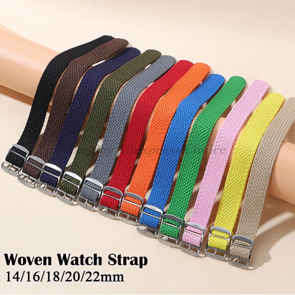 14mm 16mm 18mm 20mm 22mm Fabri - Perlon Strap Woven incelemesi ve fiyatı