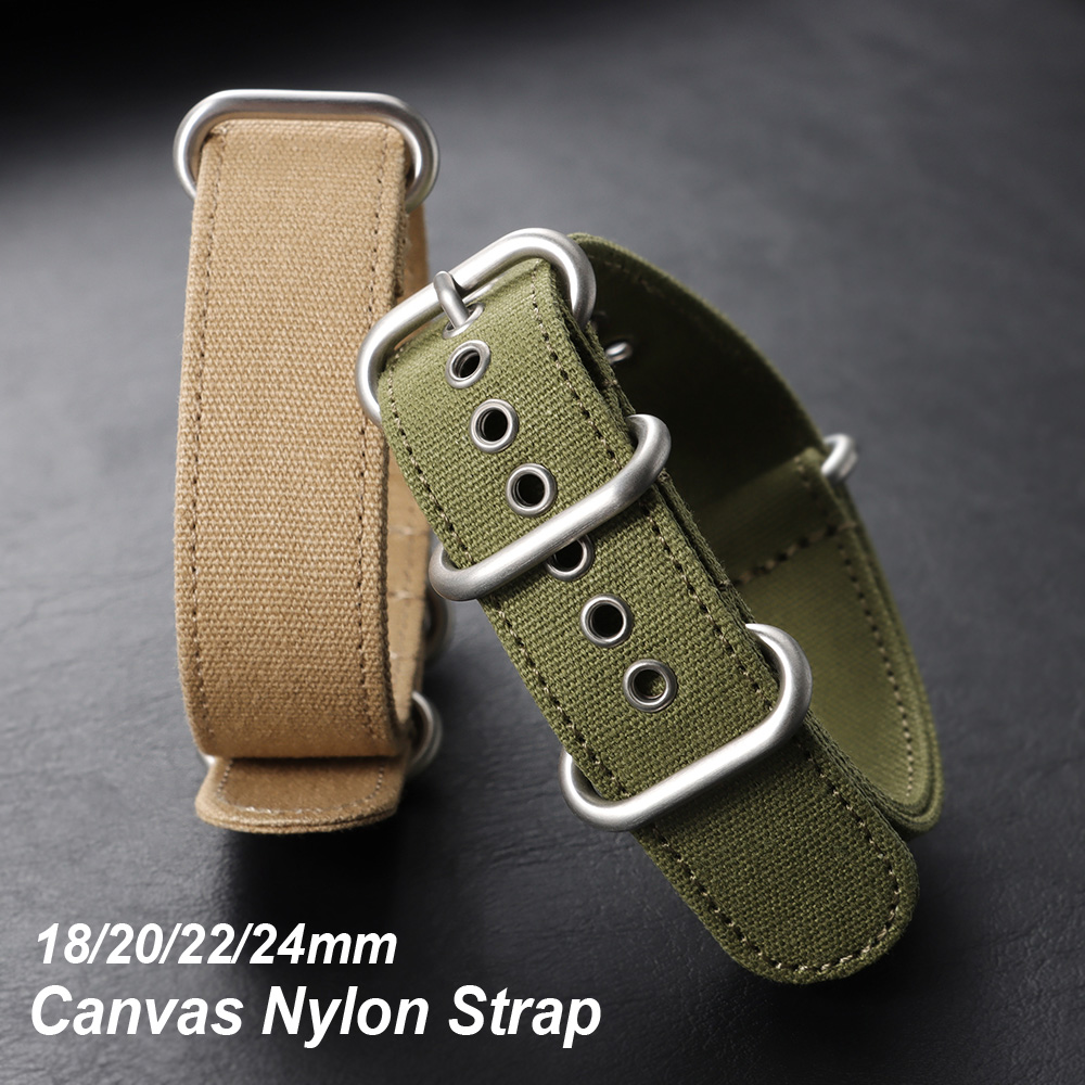 18mm 20mm 22mm 24mm Canvas Nyl - Canvas Strap Watch incelemesi ve fiyatı