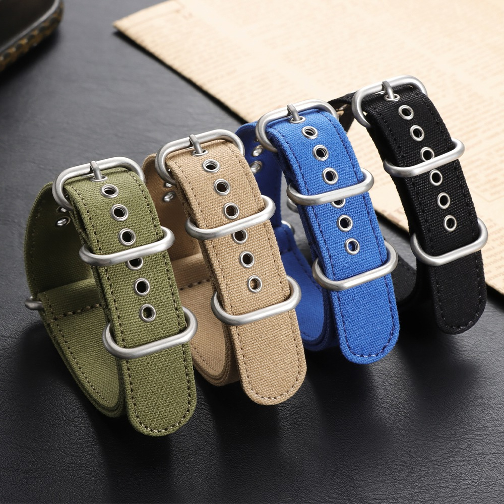 18mm 20mm 22mm 24mm Canvas Nyl - Canvas Strap Watch incelemesi ve fiyatı
