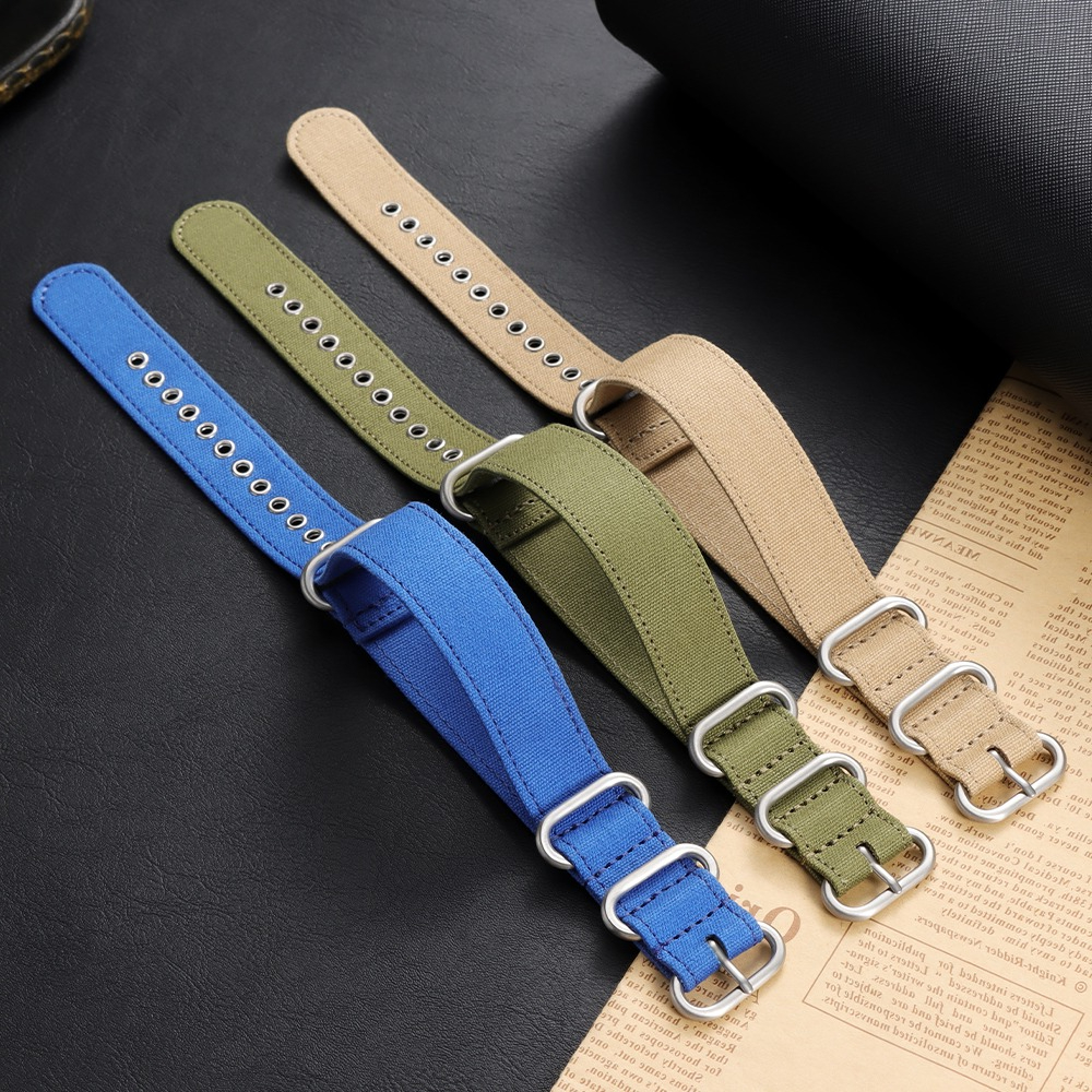 18mm 20mm 22mm 24mm Canvas Nyl - Canvas Strap Watch incelemesi ve fiyatı