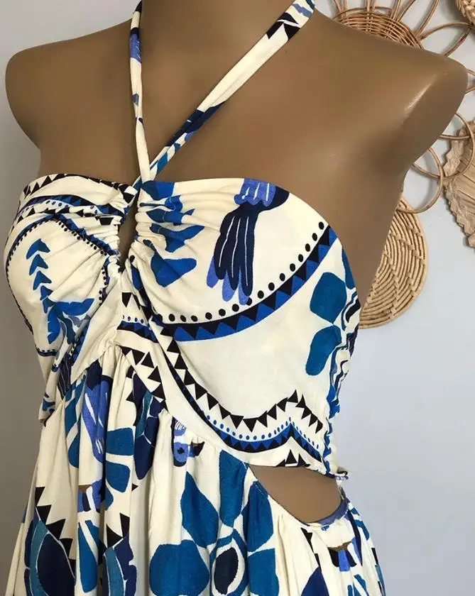 Summer Dress Woman  Vintage Tr - Tropic Strap Vintage incelemesi ve fiyatı