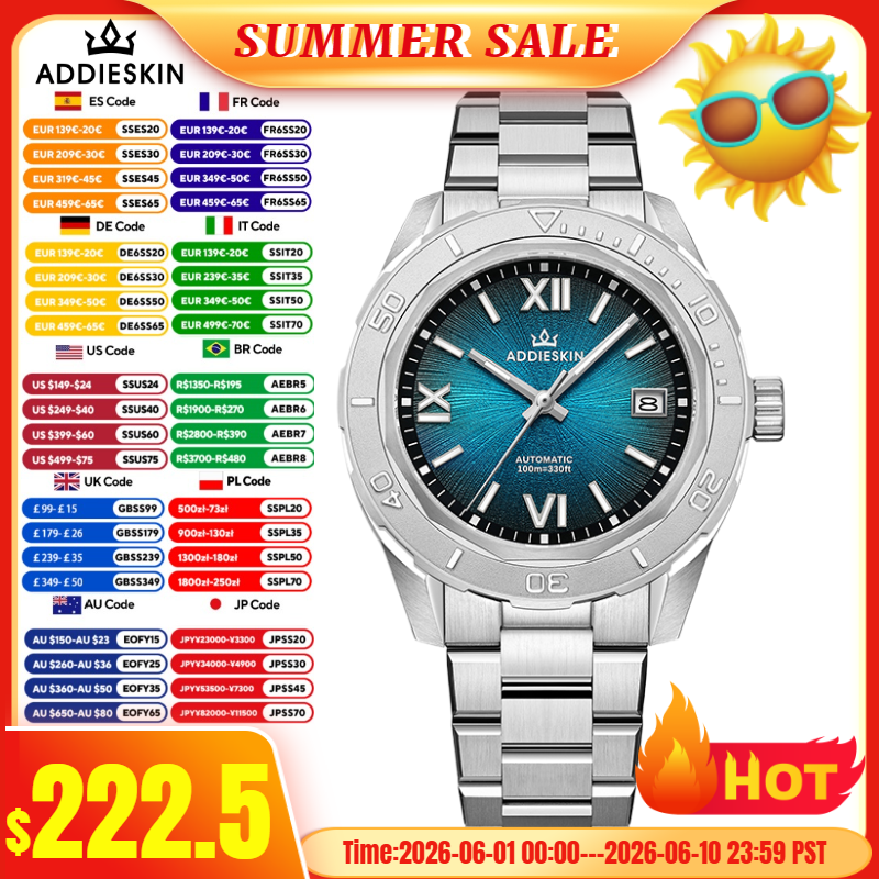 AddiesKin reloj hombre K002 Wa - Stainless Bracelet Diver incelemesi ve fiyatı