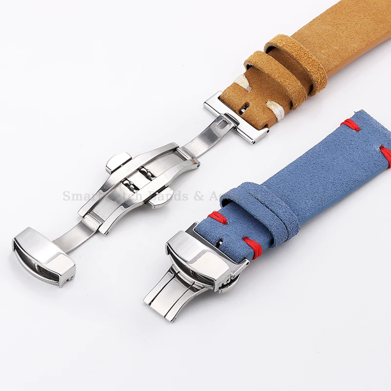 18mm 20mm 22mm Suede Stitching - Suede Strap Watch incelemesi ve fiyatı