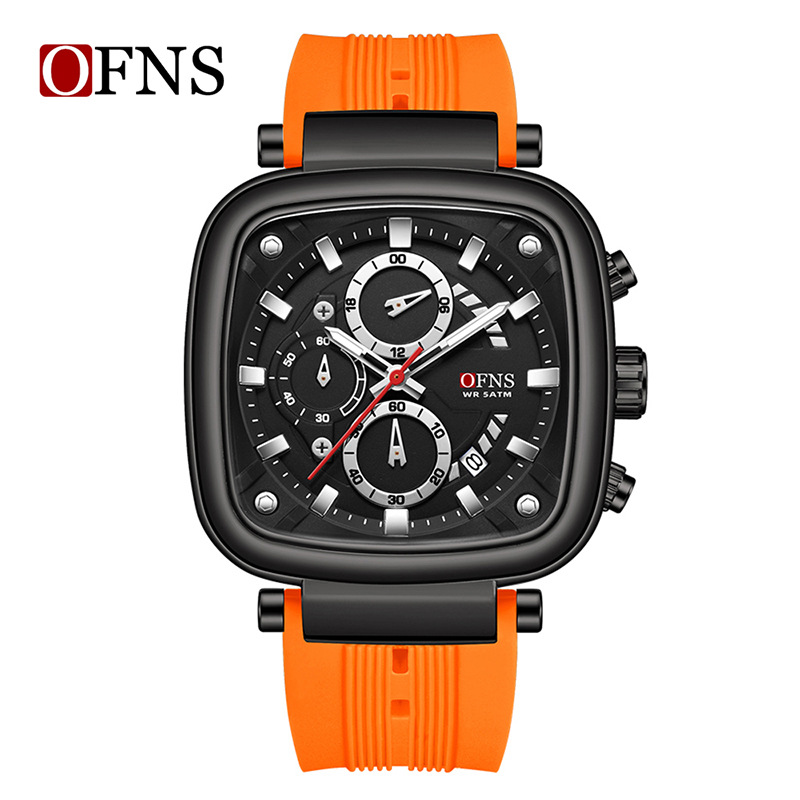 OFNS square waterproof sports  - Rubber Strap Diver incelemesi ve fiyatı