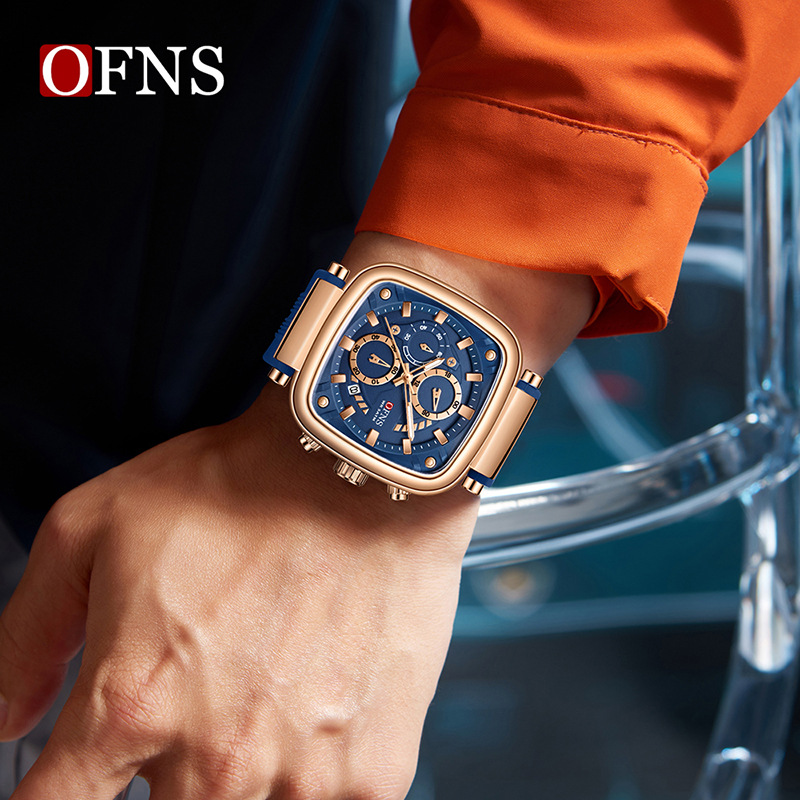 OFNS square waterproof sports  - Rubber Strap Diver incelemesi ve fiyatı