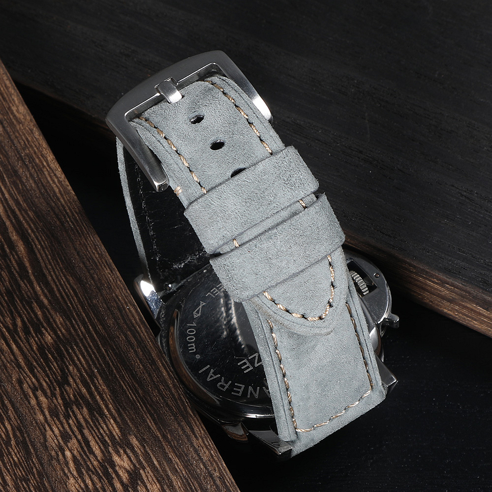Genuine Suede Watch Strap 22mm - Suede Strap Watch incelemesi ve fiyatı