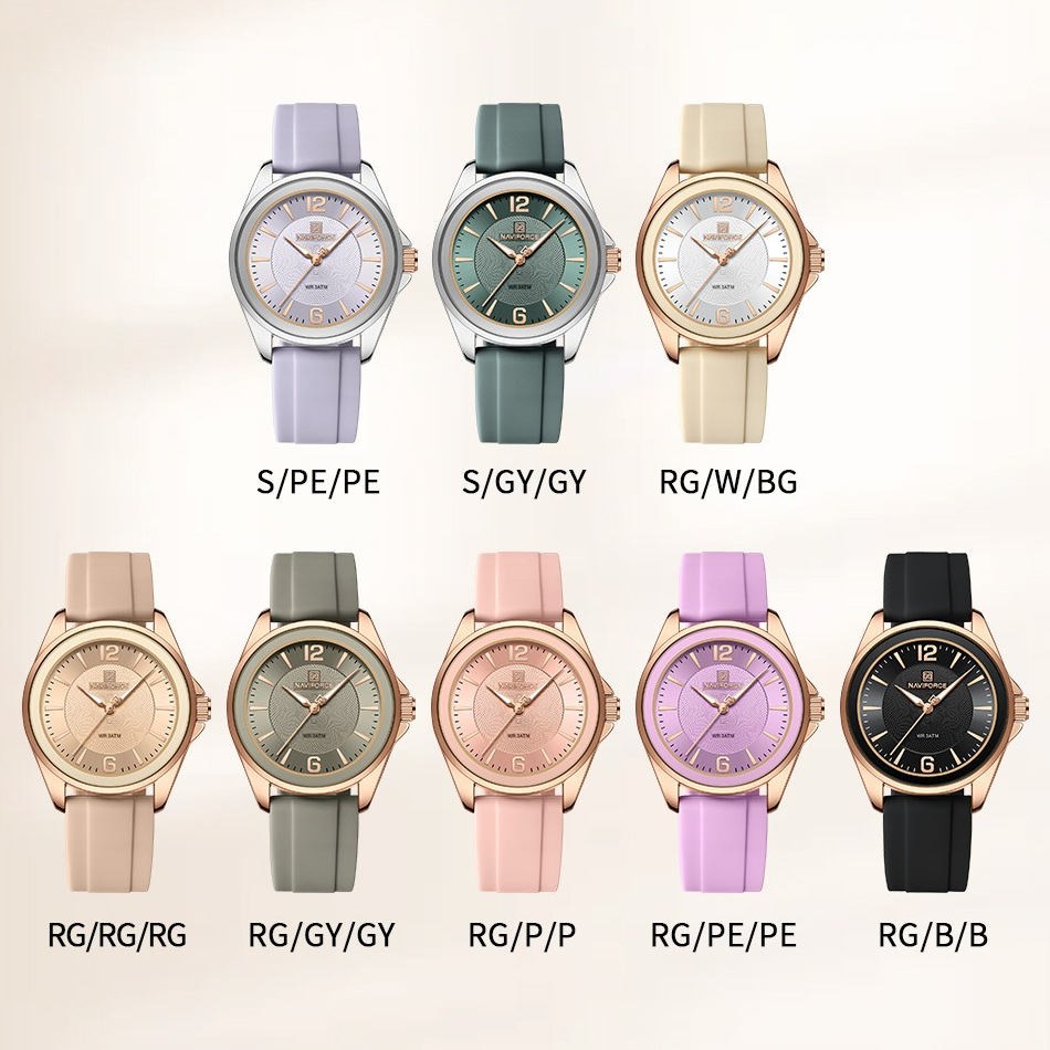 New Style NAVIFORCE Women's Wa - Silicone Band Women incelemesi ve fiyatı