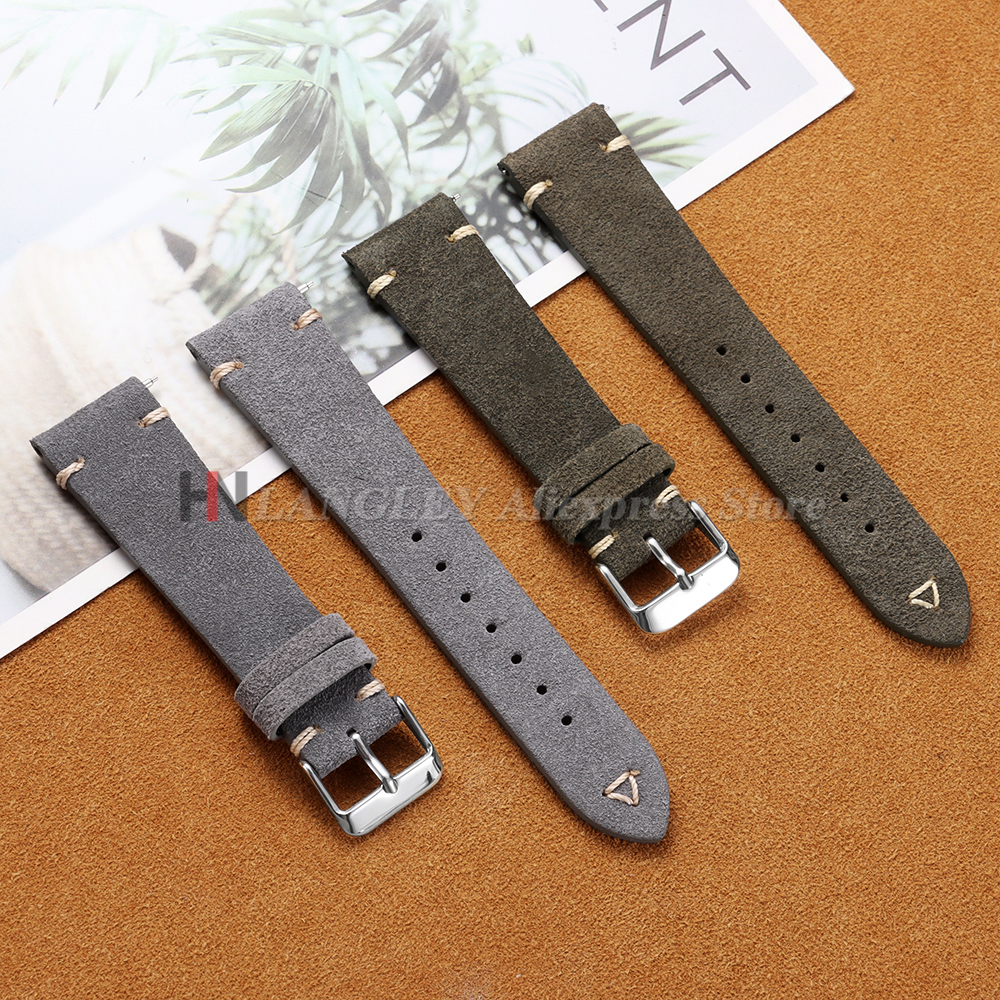 Suede Watch Strap 20mm 22mm Un - Suede Strap Watch incelemesi ve fiyatı