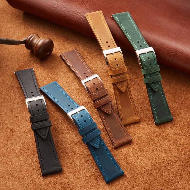 Vintage Watch Strap Quick Rele - Leather Strap Quick Release incelemesi ve fiyatı