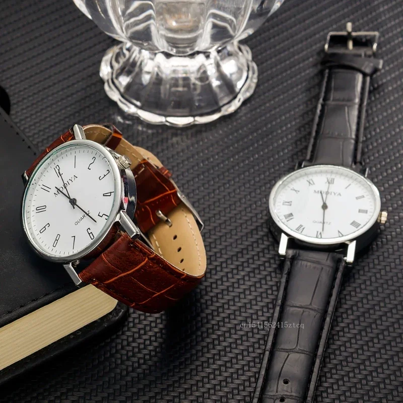 Men's Watches Business Wrist W - Leather Watch Band Men incelemesi ve fiyatı