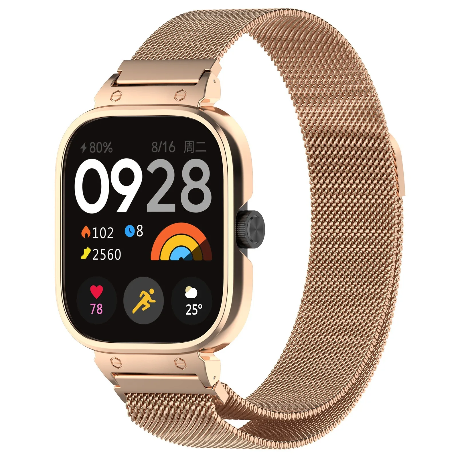 Metal Case+Milanese Loop Strap - Milanese Loop Magnetic incelemesi ve fiyatı