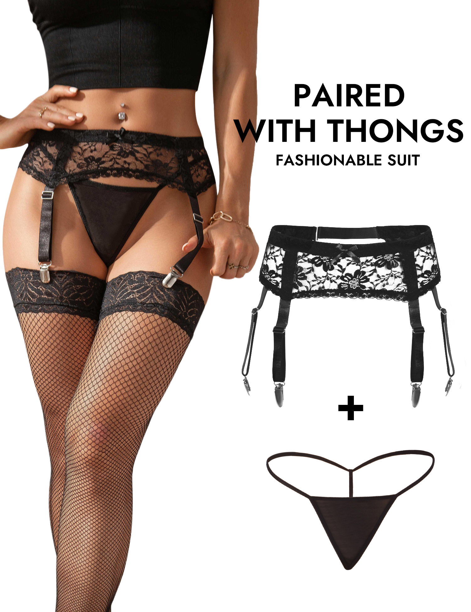 Comeondear Women Floral Lace G - Mesh Strap Metal incelemesi ve fiyatı