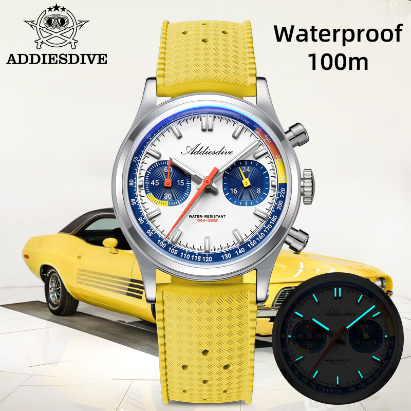 ADDIESDIVE Fashion Men's Quart - Rubber Strap Diver incelemesi ve fiyatı