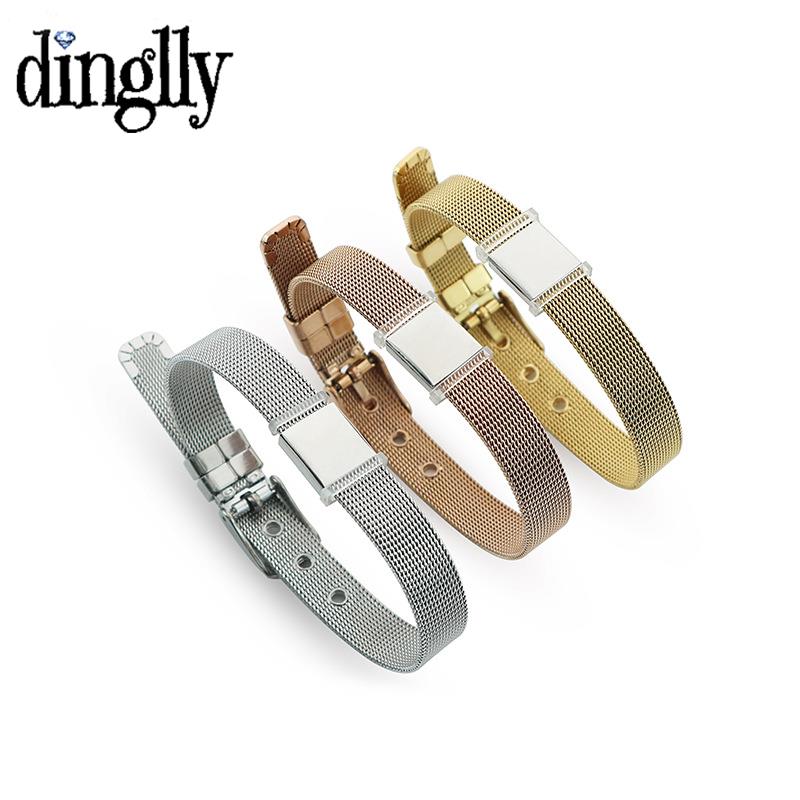 DINGLLY 10mm High Quality Stai - Mesh Strap Metal incelemesi ve fiyatı