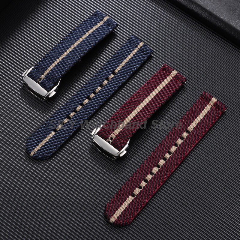 Woven Canvas Fabric Watch Band - Canvas Strap Watch incelemesi ve fiyatı