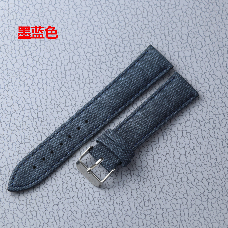 Denim Leather Strap 10mm 12mm  - Canvas Strap Watch incelemesi ve fiyatı
