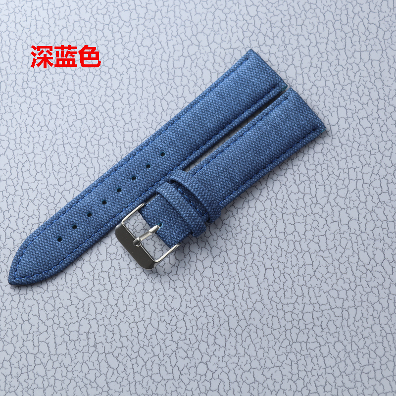 Denim Leather Strap 10mm 12mm  - Canvas Strap Watch incelemesi ve fiyatı