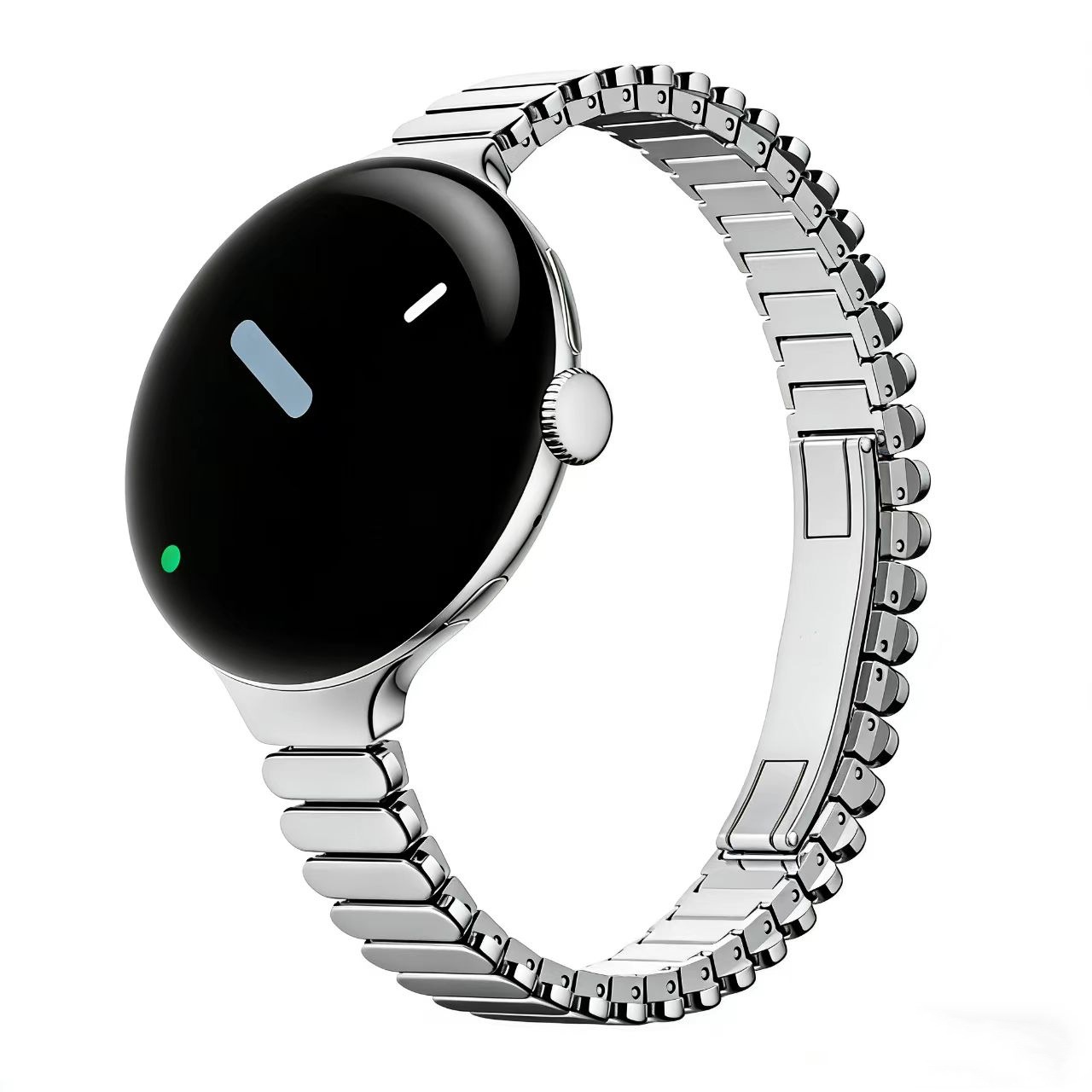 Oval Shape Link Watch Band for - Butterfly Clasp Deployant incelemesi ve fiyatı