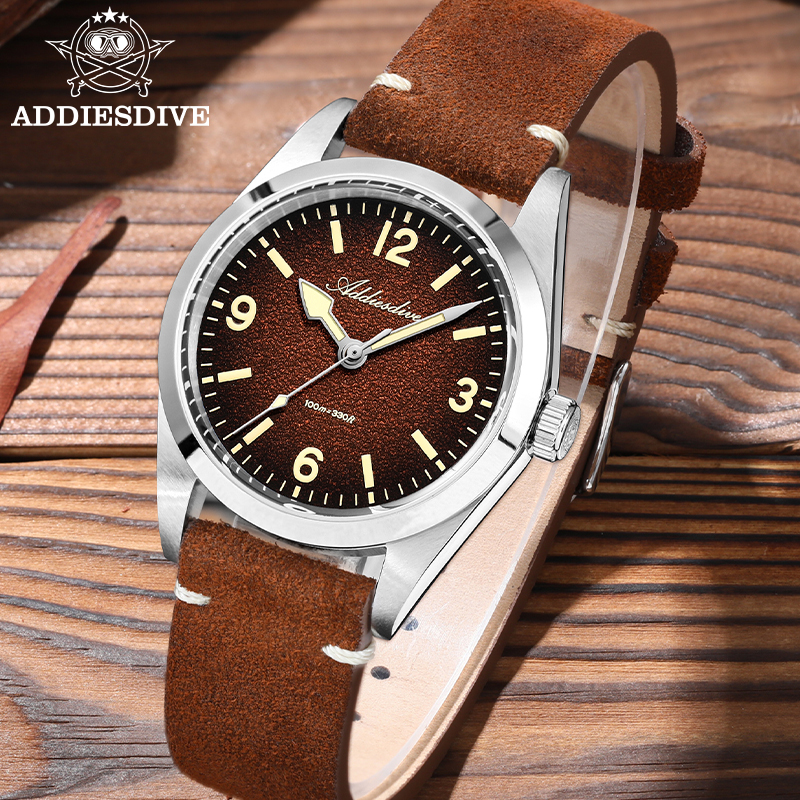 ADDIESDIVE Japan 2035 Super Lu - Suede Strap Watch incelemesi ve fiyatı