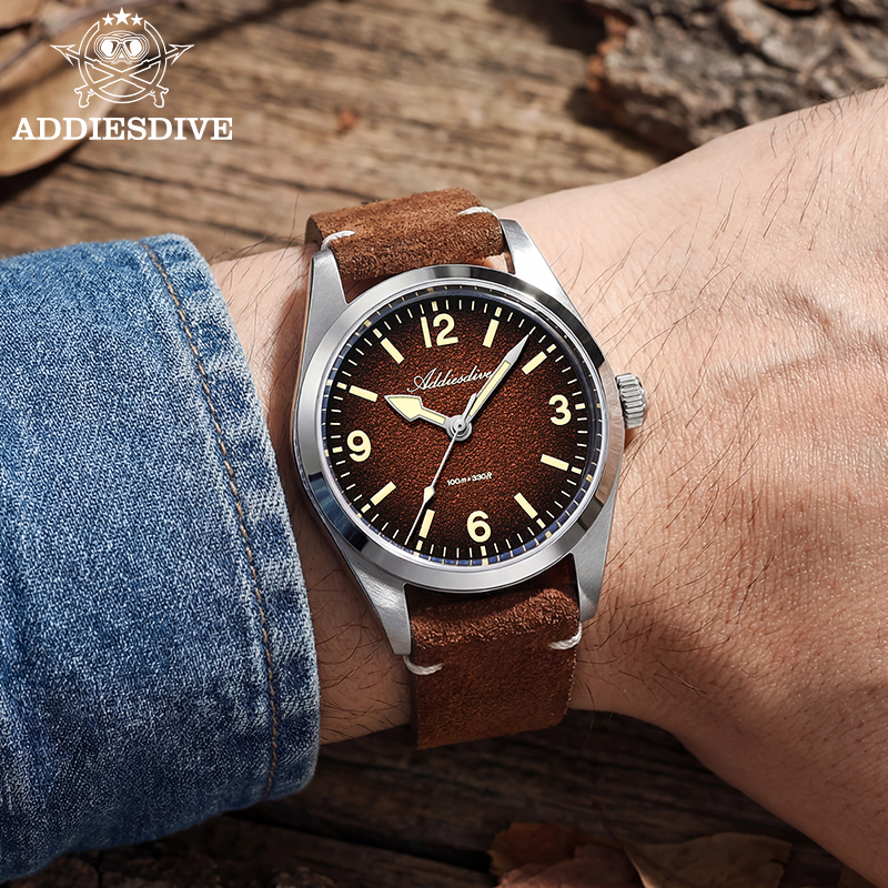 ADDIESDIVE Japan 2035 Super Lu - Suede Strap Watch incelemesi ve fiyatı