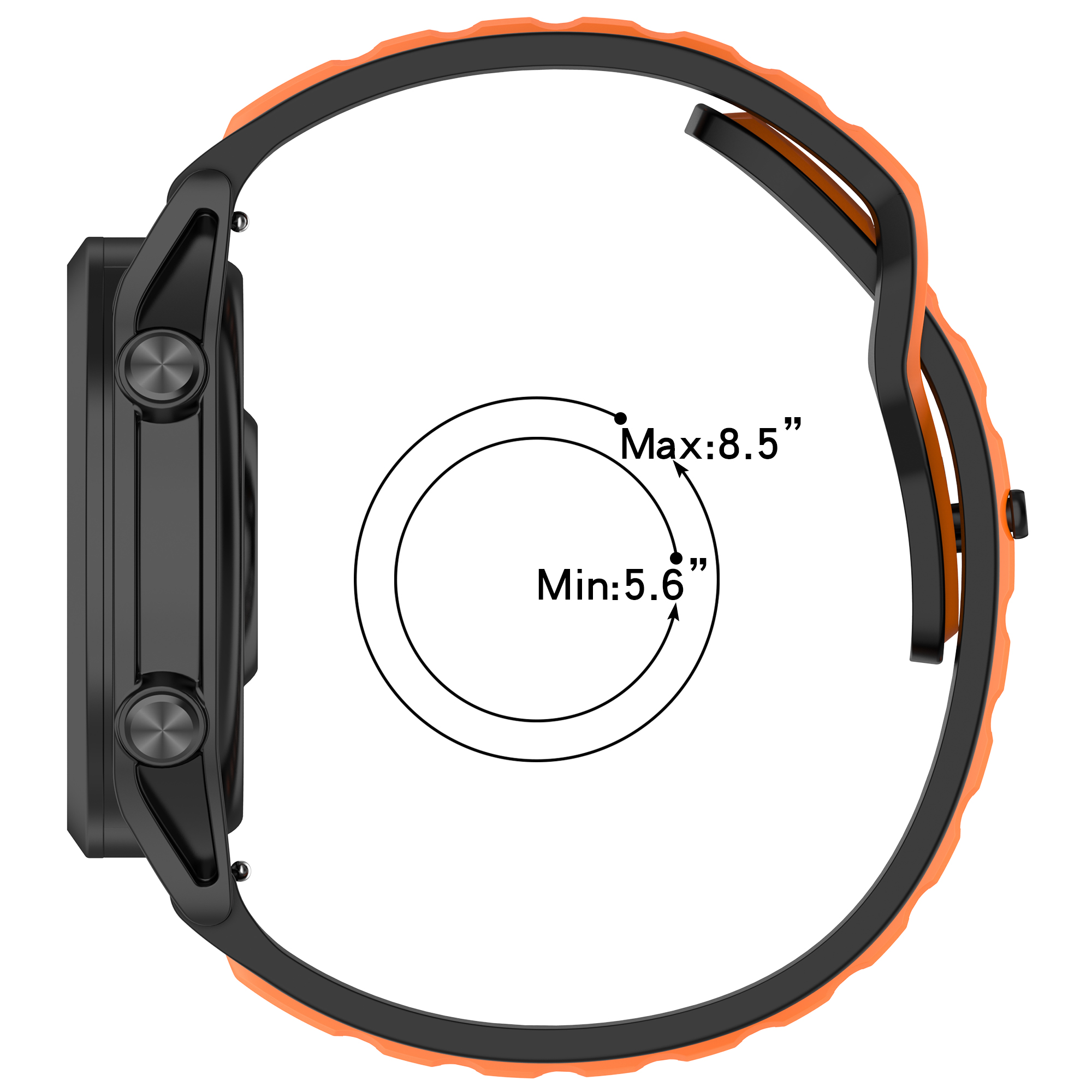 20 22mm Silicone Strap For Pol - Silicone Watch Band 22Mm incelemesi ve fiyatı