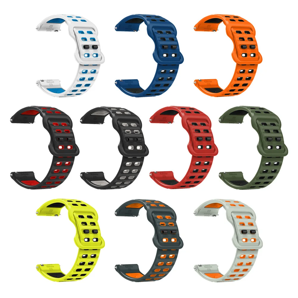 Silicone 22mm Strap For Garmin - Mesh Strap Metal incelemesi ve fiyatı