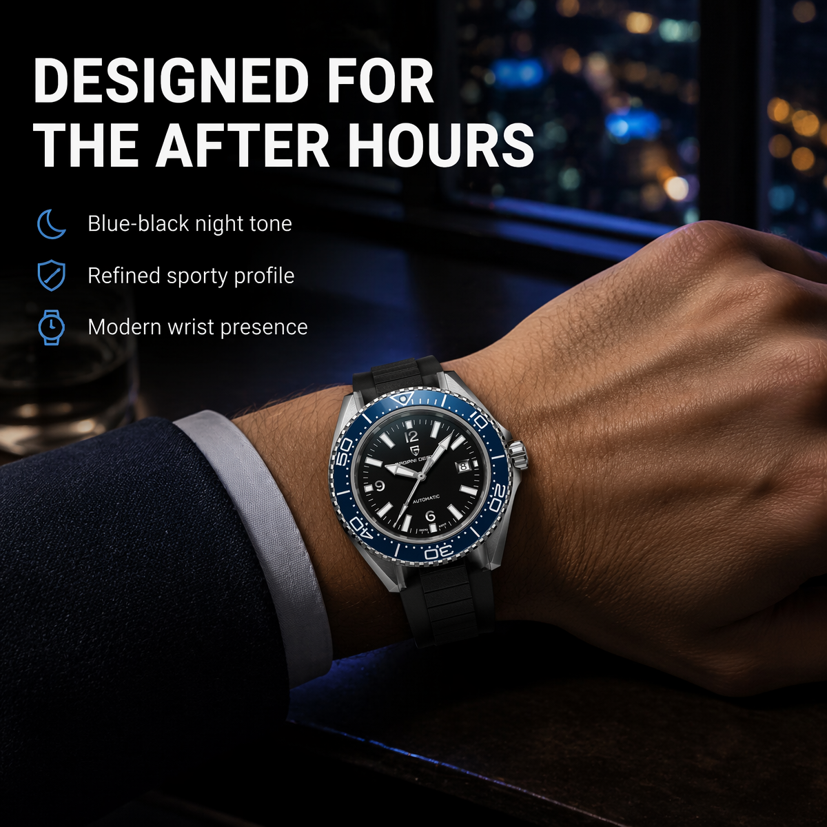Pagani Design New Men's Mechan - Rubber Strap Diver incelemesi ve fiyatı