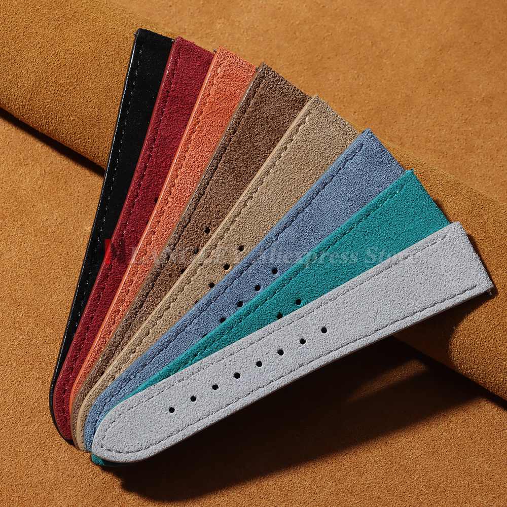 18mm 19mm 20mm 22mm Vintage Su - Suede Strap Watch incelemesi ve fiyatı