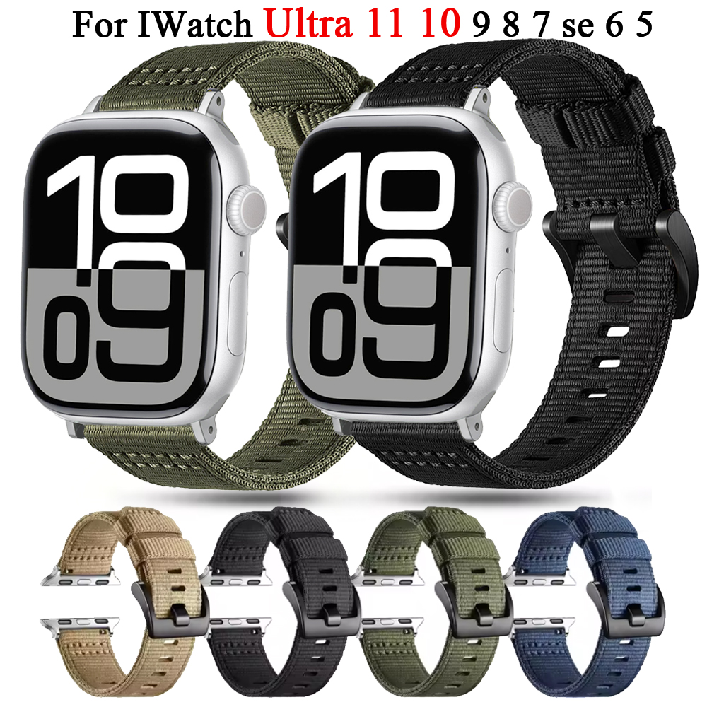 for Apple watch Straps 45mm 46 - Canvas Strap Watch incelemesi ve fiyatı