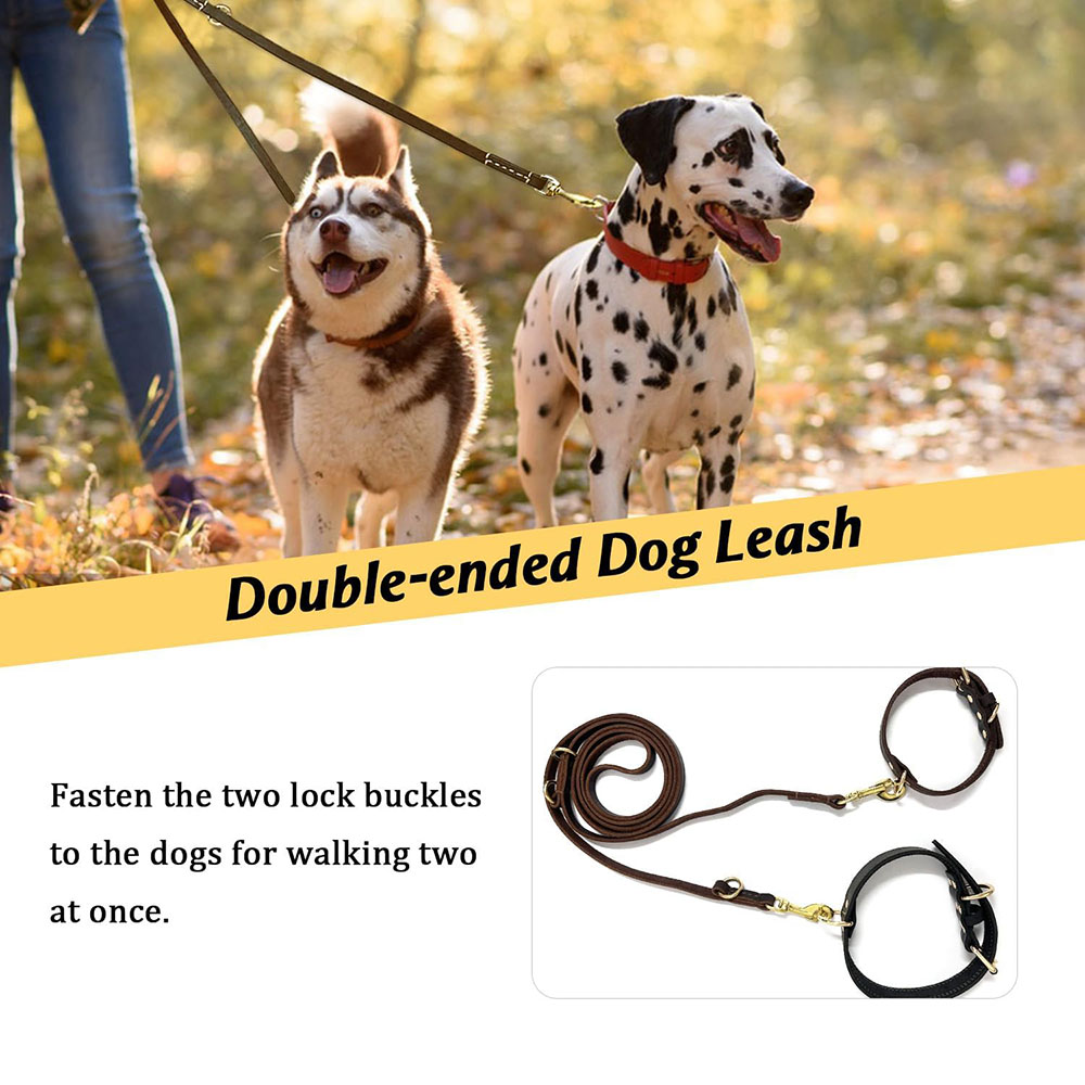 Multi Function Leather Dog Lea - Leather Strap Quick Release incelemesi ve fiyatı