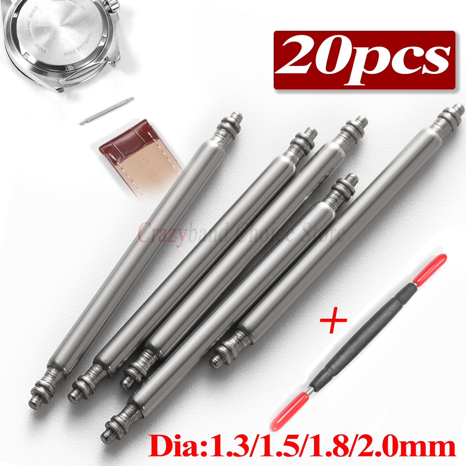 20pcs Metals Watch Band Pins 1 - Spring Bar Tool Set incelemesi ve fiyatı