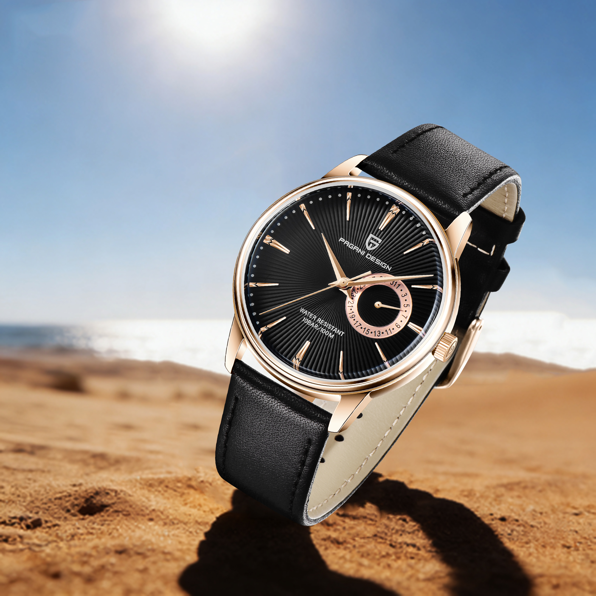 PAGANI DESIGN 2026 Best-Sellin - Leather Watch Band Men incelemesi ve fiyatı